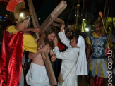 Igreja Católica - Incenação da Paixão de Cristo realizada no Parque Ecológico Vila Juquita