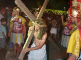 Igreja Católica - Incenação da Paixão de Cristo realizada no Parque Ecológico Vila Juquita