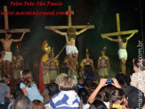 Igreja Católica - Incenação da Paixão de Cristo realizada no Parque Ecológico Vila Juquita