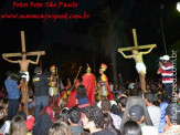 Igreja Católica - Incenação da Paixão de Cristo realizada no Parque Ecológico Vila Juquita