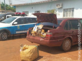 Policia Militar de Rio Brilhante com o apoio da PM de Maracaju e Nova Alvorada do Sul apreendem mais de 1 tonelada de maconha e munições