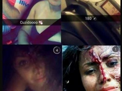 Mulher faz selfie após acidente e vira piada