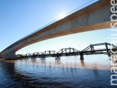 Ponte de acesso ao Pantanal tem meia pista interditada