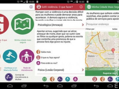 Aplicativos e sites que combatem a violência contra a mulher