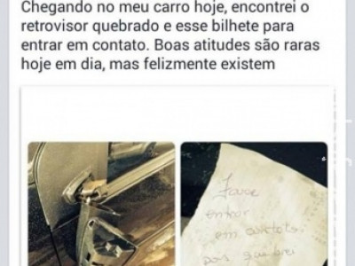 Advogado encontra retrovisor quebrado e comemora: saiba o motivo