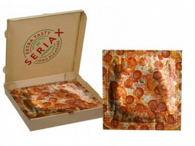 Designer cria preservativo de pizza