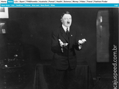 Fotografias mostram Hitler ensaiando suas técnicas de discurso 