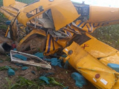 Piloto morre em queda de avião monomotor