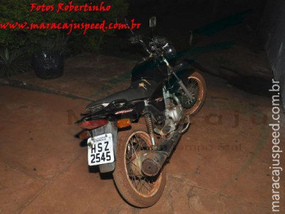 Maracaju: PM recupera motocicleta furtada