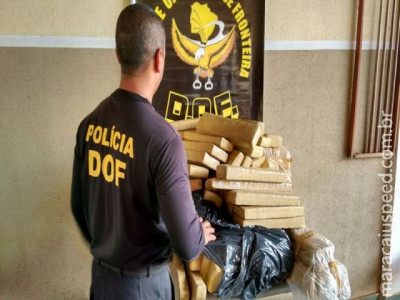 Traficantes usavam motos para transportar maconha na MS-162