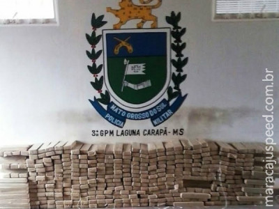 Polícia apreende 413 quilos de maconha em distrito