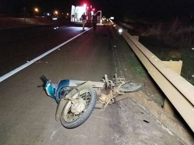 Motociclista cai de moto, é atropelado e morto na BR-163