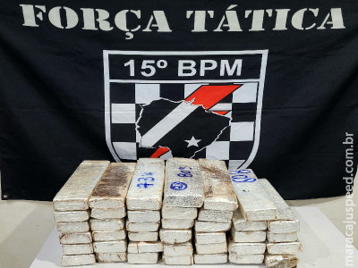 Maracaju: Força Tática apreende 31 kg de maconha, autora foi presa em flagrante