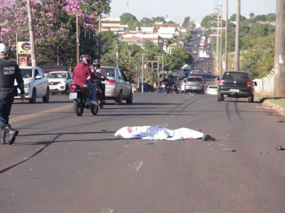 Idoso morre atropelado na Avenida Tamandaré