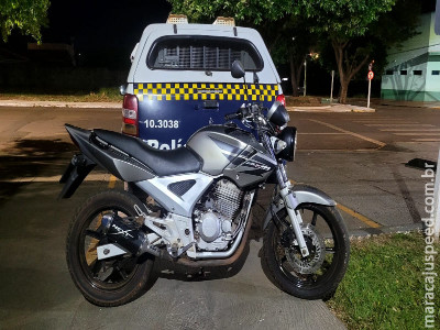 Maracaju: Polícia Militar recupera motocicleta com queixa de apropriação indébita e prende autor em flagrante