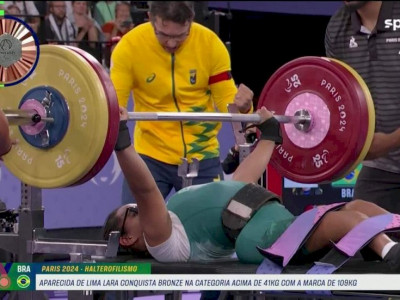 Paralimpíadas: Lara Lima é bronze no halterofilismo e garante 50ª medalha do Brasil em Paris 2024