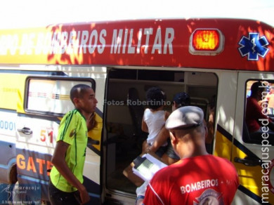 Acidente na Av. Joaquim Murtinho próximo ao Leiliani