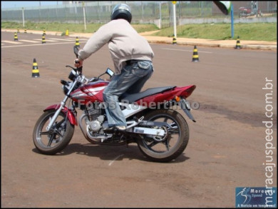 Fotos do Curso de Pilotagem para motos.