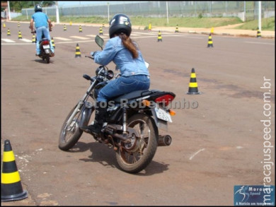 Fotos do Curso de Pilotagem para motos.