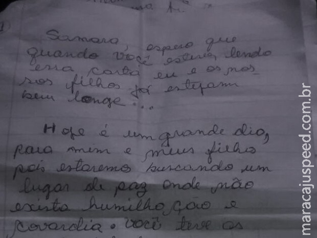 Pai que morreu com os 4 filhos em acidente deixou carta para a ex