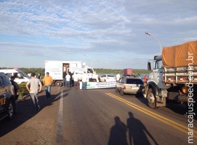 Após cinco horas de manifestação, fornecedores liberam BR-262 em Três Lagoas