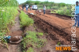 Corpo de homem é encontrado em estrada vicinal em Rio Brilhante