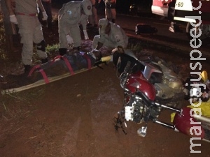 Na BR-262, motociclista sai da pista sozinho, sofre queda e suspeita de fratura