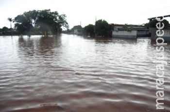 Decretada emergência em município de MS atingido por chuva forte