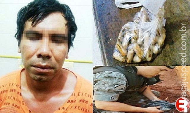 Boliviano é preso e internado no hospital para expelir cápsulas de cocaína