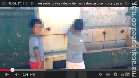  Vereador grava vídeo e denuncia descaso com crianças em Escola Municipal