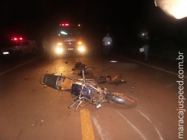 Motociclista morre em colisão com animal em Dourados