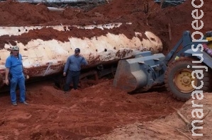 Quadrilha que atuava em MS roubava e enterrava caminhões no MT