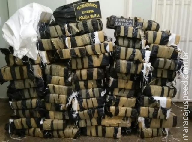 Polícia apreende 650 quilos de maconha próximo de Sidrolândia