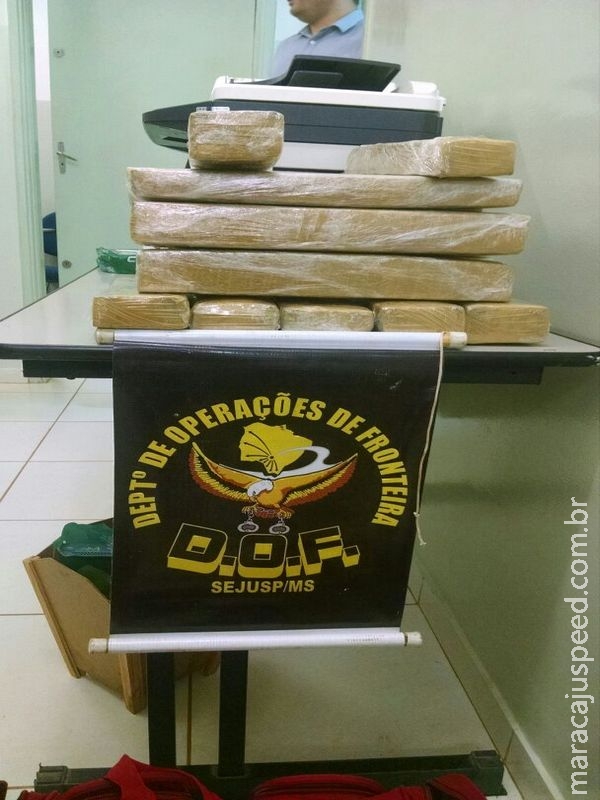 DOF prende mulher do mato grosso com maconha na região de Caarapó