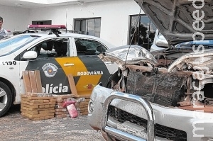 Universitário de MS é preso em Bauru com 129 kg de maconha em Hilux