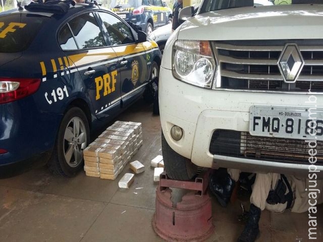 PRF apreende 102 kg de cocaína, a droga tinha destino Ribeirão Preto/SP