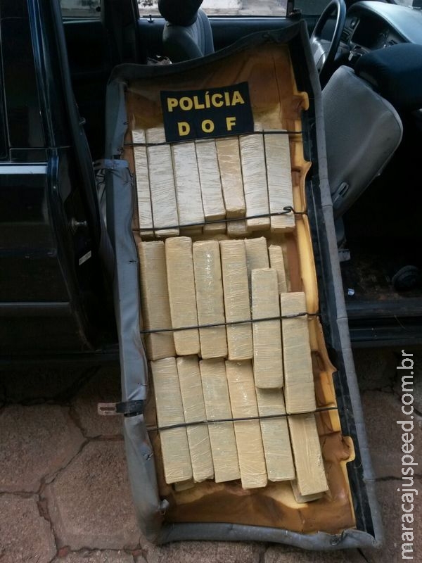 DOF prende três pessoas com 145 Kg de maconha na região de Iguatemi