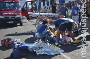 Morre mulher de 34 anos que caiu de viaduto e foi atropelada na Capital