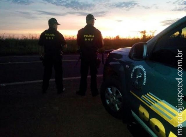 Carro furtado é apreendido com mais de trezentos quilos de maconha