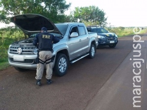 Homem é preso quando levava para o Paraguai Amarok roubada em Brasília