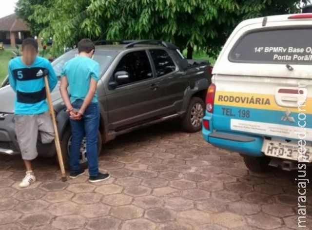 Adolescente tenta levar carro roubado na Capital para o Paraguai e acaba detido