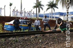 Jovem é encontrado morto com sinais de espancamento em linha de trem