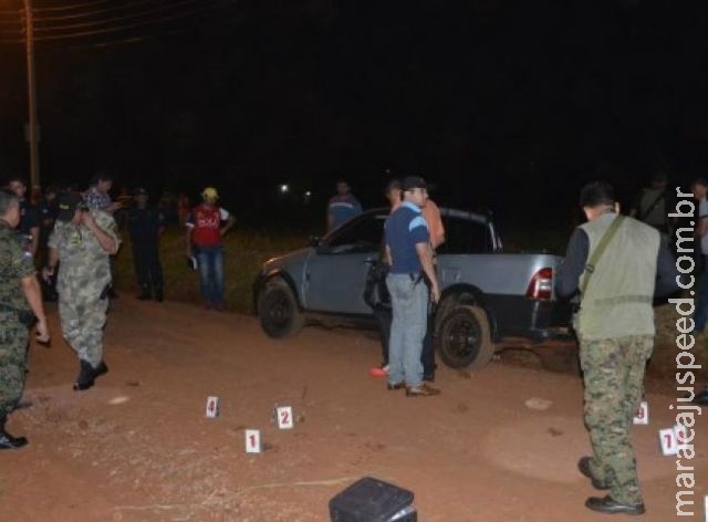 Ocupantes de caminhonete executam rapaz com mais de 30 tiros de 9mm