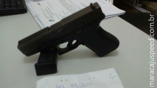 Motorista é preso com pistola .380 e 37 munições em Dourados