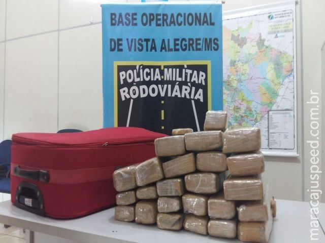 Maracaju: PRE BOP Vista Alegre apreende 21 kg de Maconha em itinerário e prende em flagrante traficante