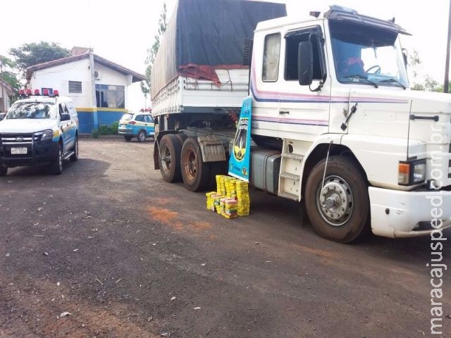 Polícia Militar Rodoviária apreende 94 kg de cocaína na MS-164 em carreta com placas de Maracaju