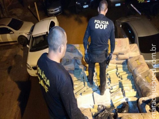 DOF apreende mais de 1 tonelada de maconha que tinha como destino o nordeste do Brasil