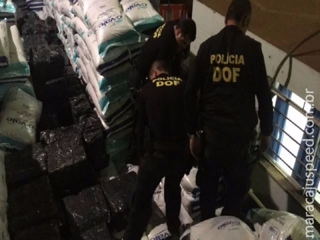 Em menos de doze horas, DOF apreende mais de 2 toneladas de maconha na fronteira