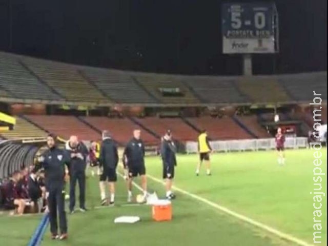 São Paulo faz treino fechado no primeiro dia em Medellín