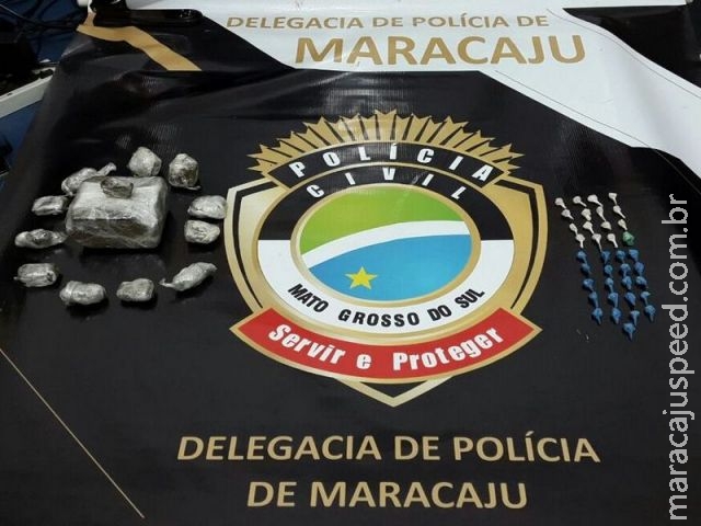 Polícia Civil de Maracaju prende traficante de drogas no CEPE do Bairro Egídio Ribeiro